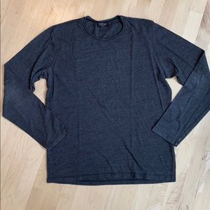 Velvet long sleeve shirt
